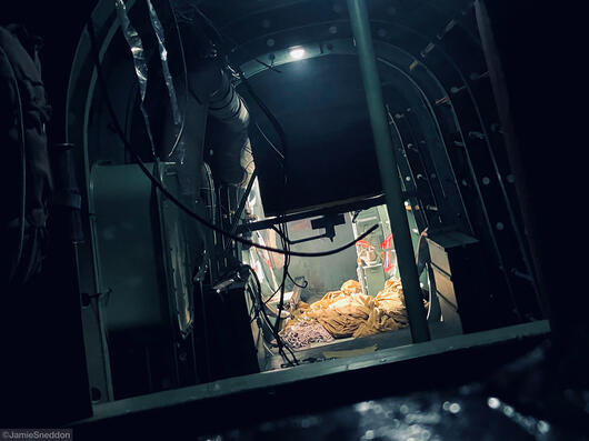 Goodtime Charlie - Lancaster Bomber C Charlie set - looking aft - Jamie Sneddon ©JS