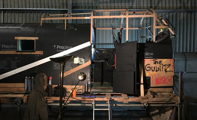 Lancaster Bomber Set Build - cockpit exterior