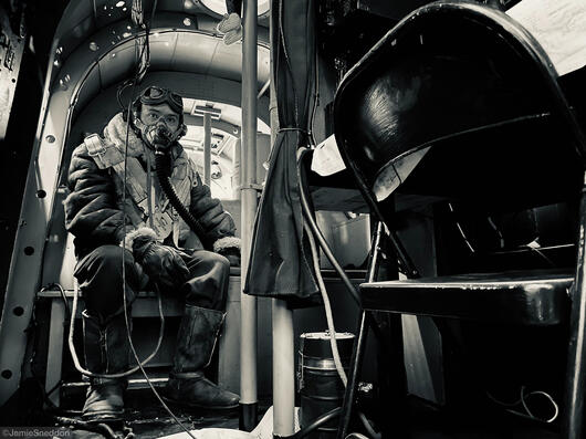 Goodtime Charlie - Lancaster Bomber C Charlie - Flight Engineer - Josh Dineen ©JS