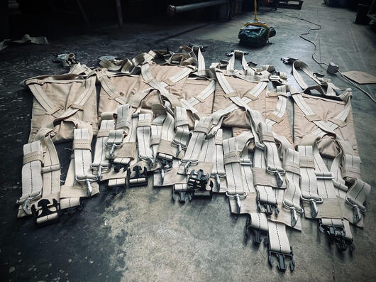 Goodtime Charlie props costumes - replica observer harnesses