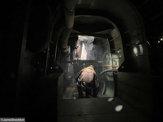 Goodtime Charlie - Lancaster Bomber C Charlie JS071 - waiting in the wings