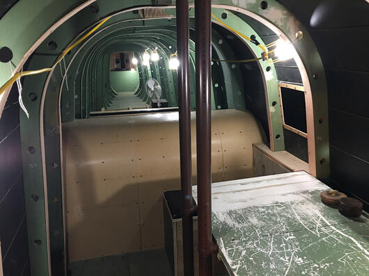 Lancaster Bomber Set Build - navigator position